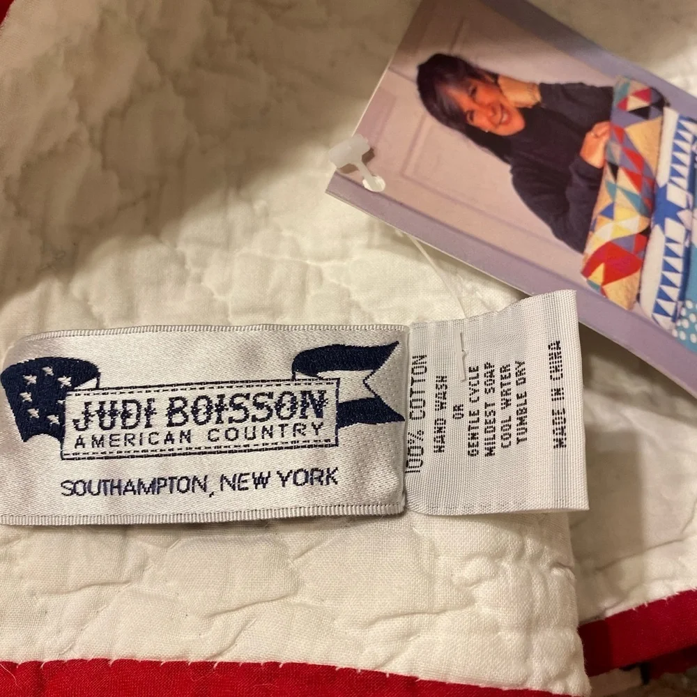JUDI BOISSON baby crib quilt “local loco”